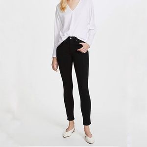 PAIGE Womens Margot Ultra Skinny Jean in jet black size 29